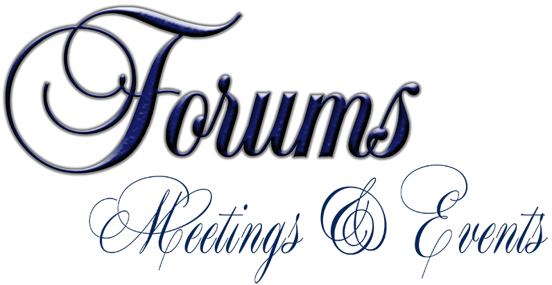 Forums Meetings and Events